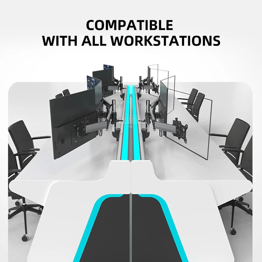 Supporto per schermo del computer, supporto per monitor da scrivania, console di controllo per sollevamento e abbassamento, staffa.