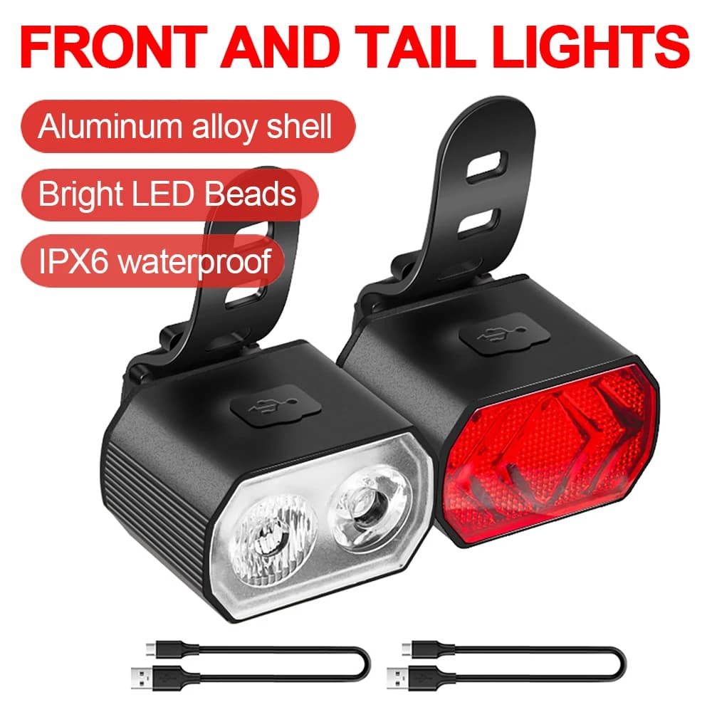 Fari per biciclette fanali posteriori lampada per bici MTB impermeabile avvertimento alimentato a batteria fanale posteriore per bicicletta fanale posteriore a LED