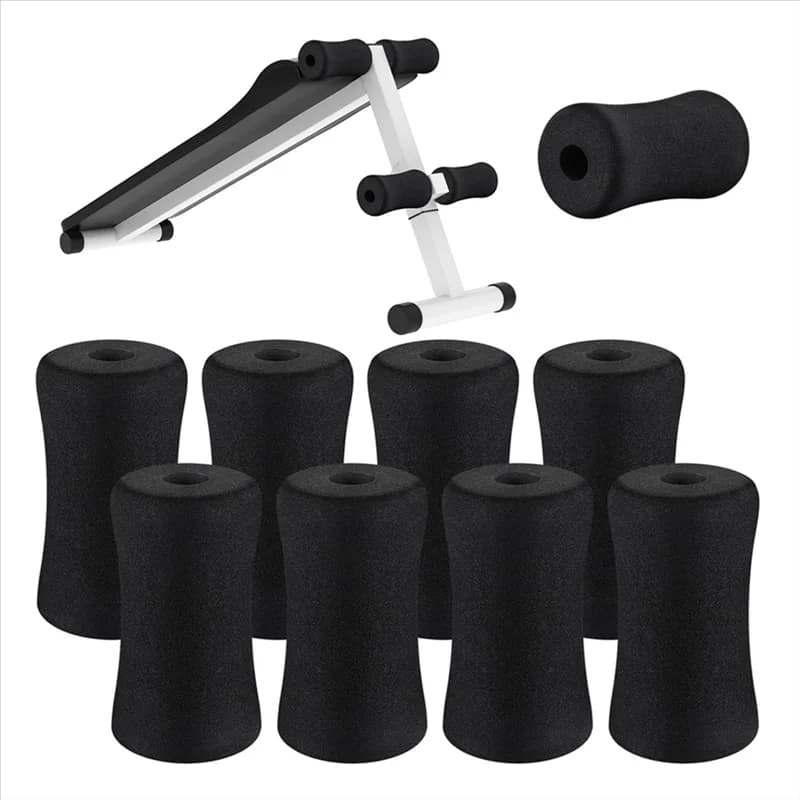 B72A Foam Foot Bearings Rubber Rollers Soft Buffer Pipe Covering Machine Legs Gym Spare Parts for Home Exercise Equipment