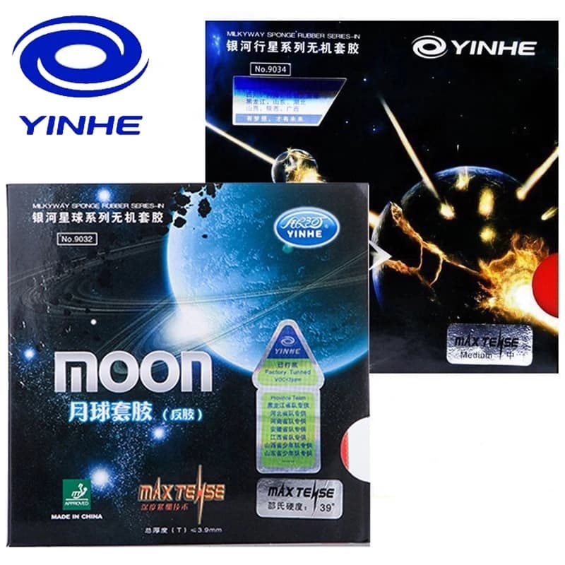 Yinhe Moon SPEED Max Tense No Pips tuned into ping pong rubber factory with ping pong rack