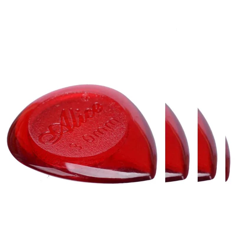 300Pcs/lot Alice AP-100JS Durable Clear Water-drop Transparent Guitar Picks Plectra 1.0/2.0/3.0MM