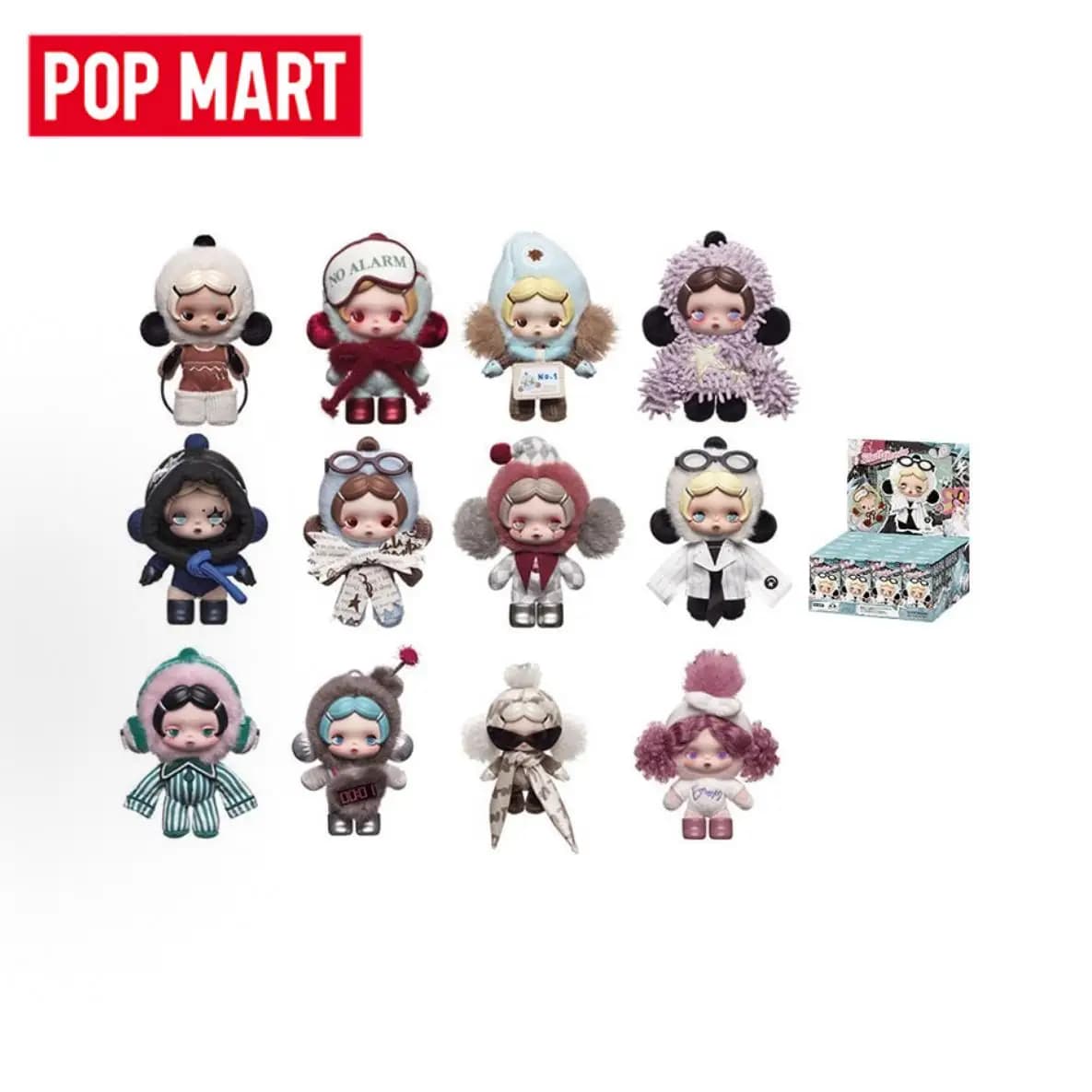 POP MART SKULLPANDA Off Mode Series Plush Doll Pendant Mystery Box Genuine Blind Box Guess Toys Bag Ornament Figurines Home