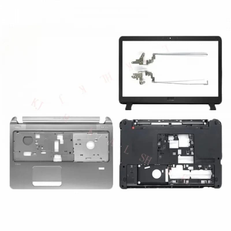 N Per HP Probook 450 G2 455 G2 Cover posteriore Lunetta Cerniere Parte superiore del poggiapolsi Custodia inferiore