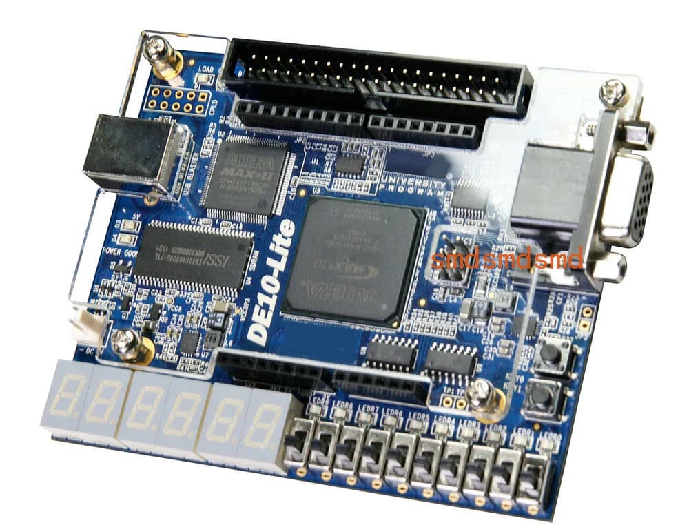 Scheda di sviluppo CPLD MAX10 10M50 Altera DE10-lite con SDRAM da 64 MB con connettore Arduino R3 USB Blaster