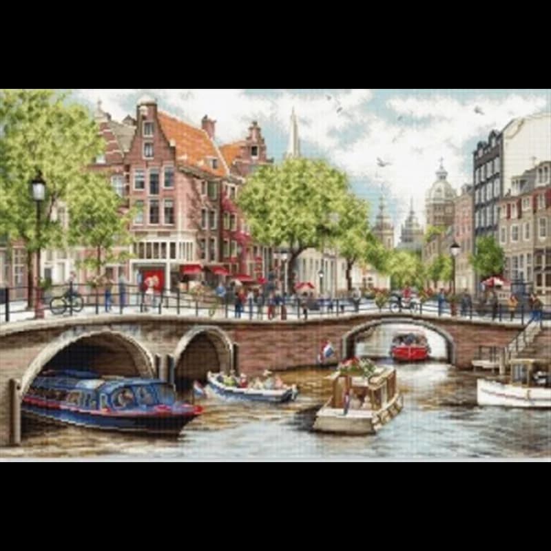 7448 Cross Stitch Sets Cross Stitch Paintings 14ct 18ct Stich Cross Stitch Kit Embroidery Needle Arts & Craft Complete Kit Hobby