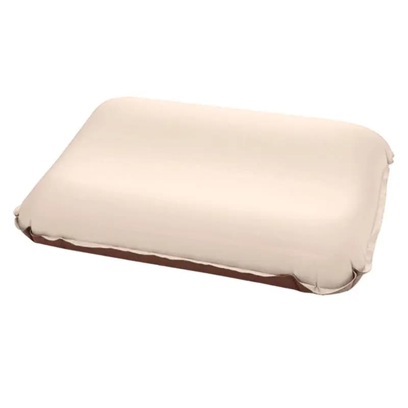 A61P Cuscino Gonfiabile 3D Portatile in Spugna per Campeggio e Viaggi, Cuscino Silenzioso Autogonfiabile per il Collo