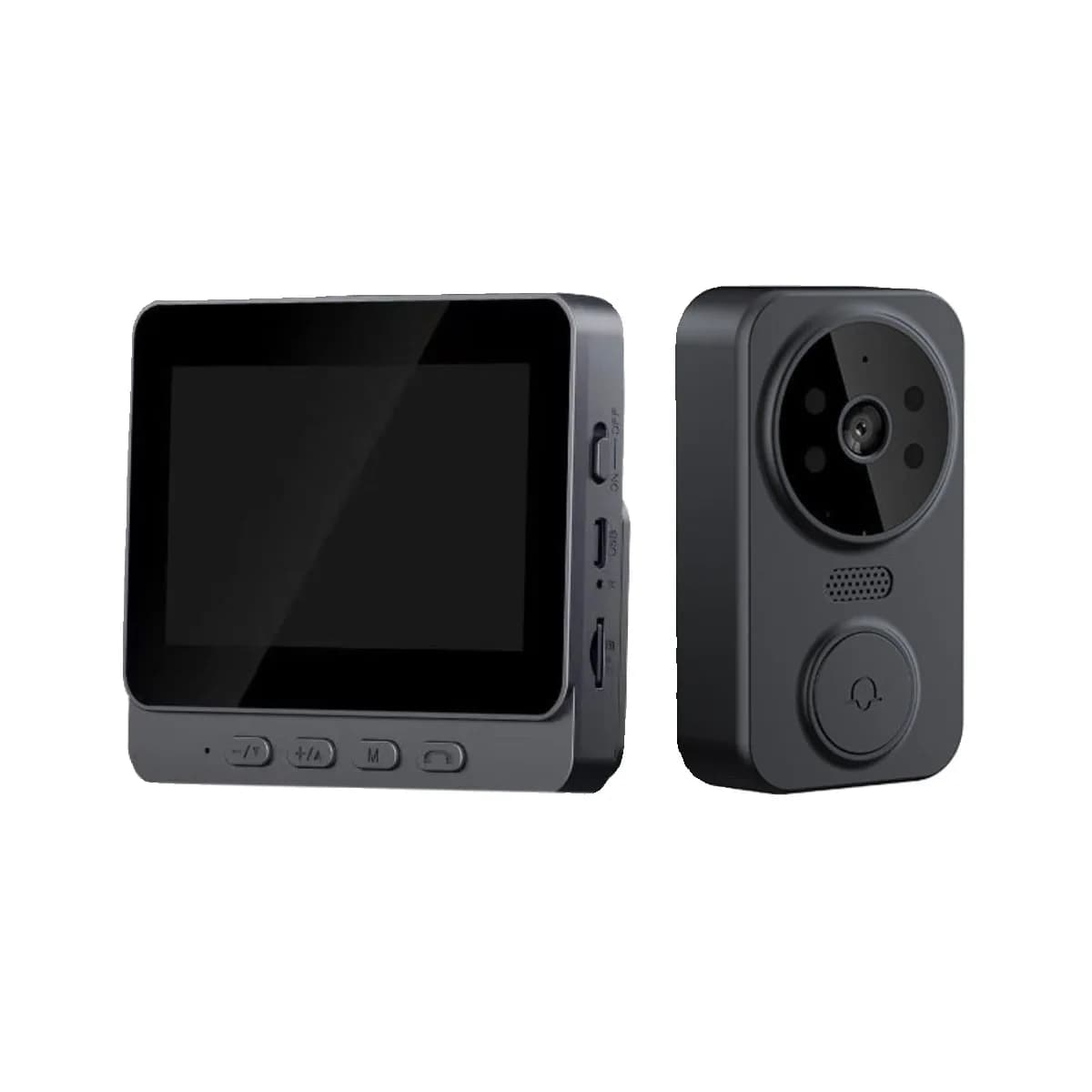 Home Smart Visual Cat Eye Camera Electronic Cat Eye Door Mirror with Screen Monitoring Video Doorbell