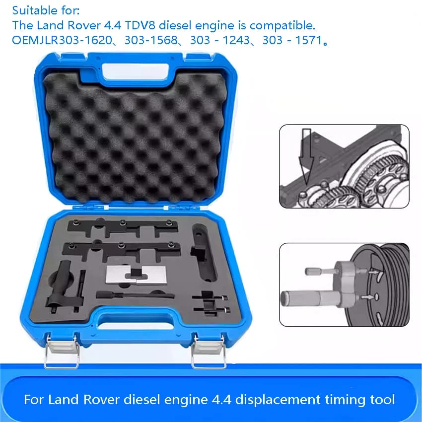 For Land Rover Diesel 4.4 TDV8 Set of special tools for engine mowing
