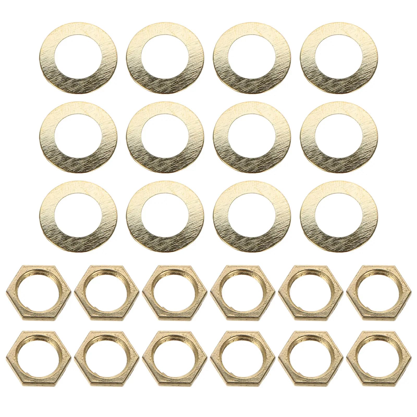 1Set Quartz Clock Mechanism Replacement Kit Metal Rubber Washers Nuts for DIY Wall Clock Assembly Repair Parts