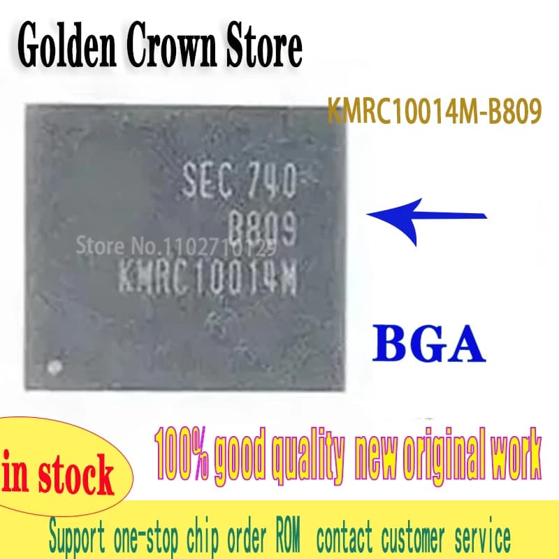 KMRC10014M-B809 1 pz/lotto EMCP64+4 eMMC+LPDDR3 64GB NAND Flash Memory IC Chip BGA221