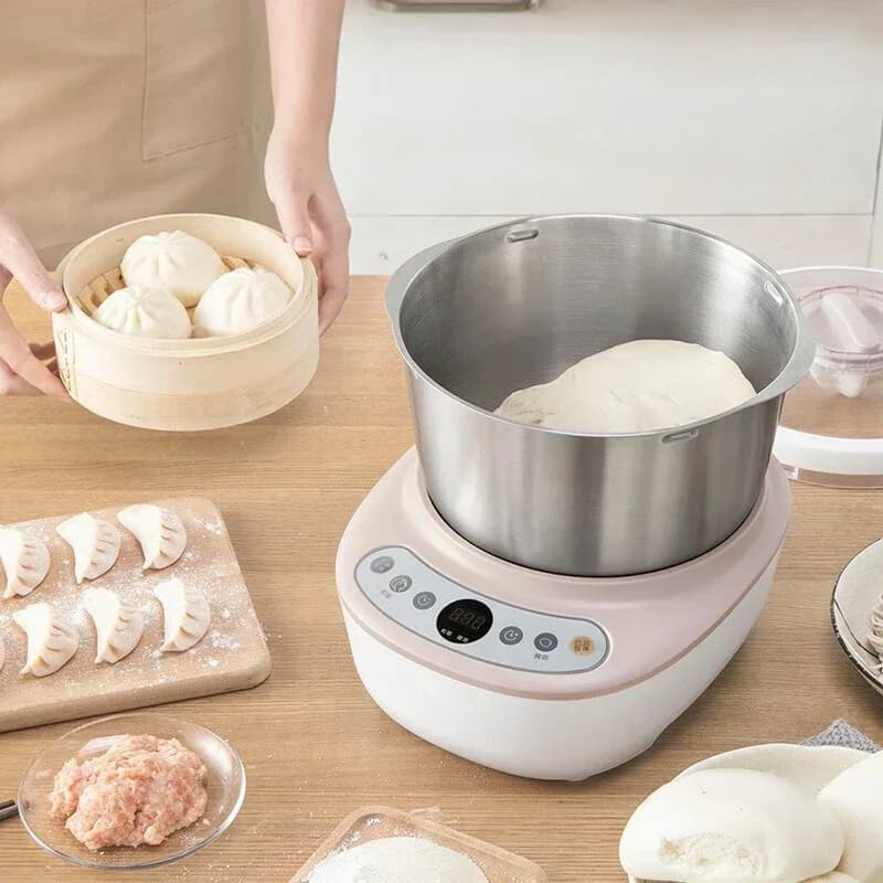 Mixer automatico per alimenti HMJ-A50B1, piccolo elettrico per impastare, ideale per pasta fatta in casa e miscelare farina, 220V, in offerta.
