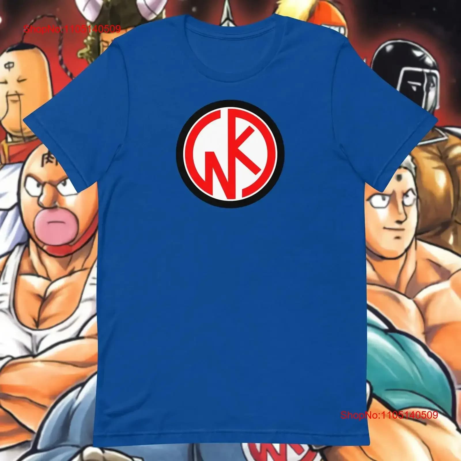 Kinnikuman Ultimate Muscle Emblem T Shirt Shonen Jump Anime Manga vintage Lavato Leggermente moda Comodo streetwear homme