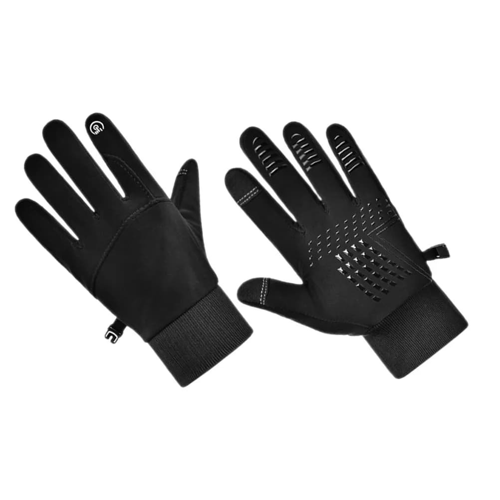 Guanti Termici Invernali da Ciclismo Antivento Impermeabili Caldi Compatibili con Touchscreen Antiscivolo per Bici da Strada e Mountain Bike Lunga Distanza