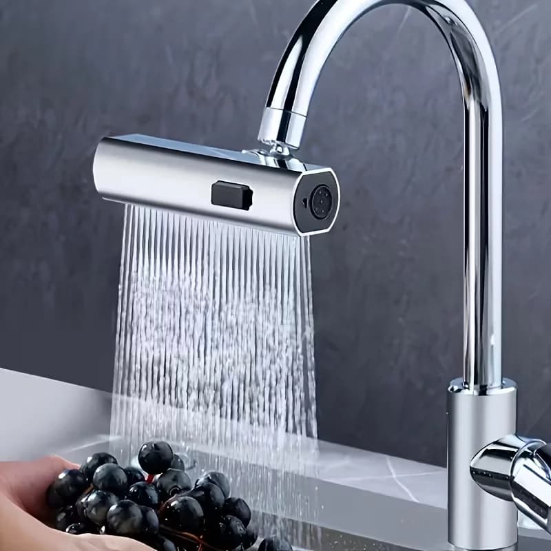 Rubinetto per cucina multifunzionale per camper, universale, con tre modalità di uscita, per lavello da cucina e rubinetto per lavandino del bagno, accessori di ricambio
