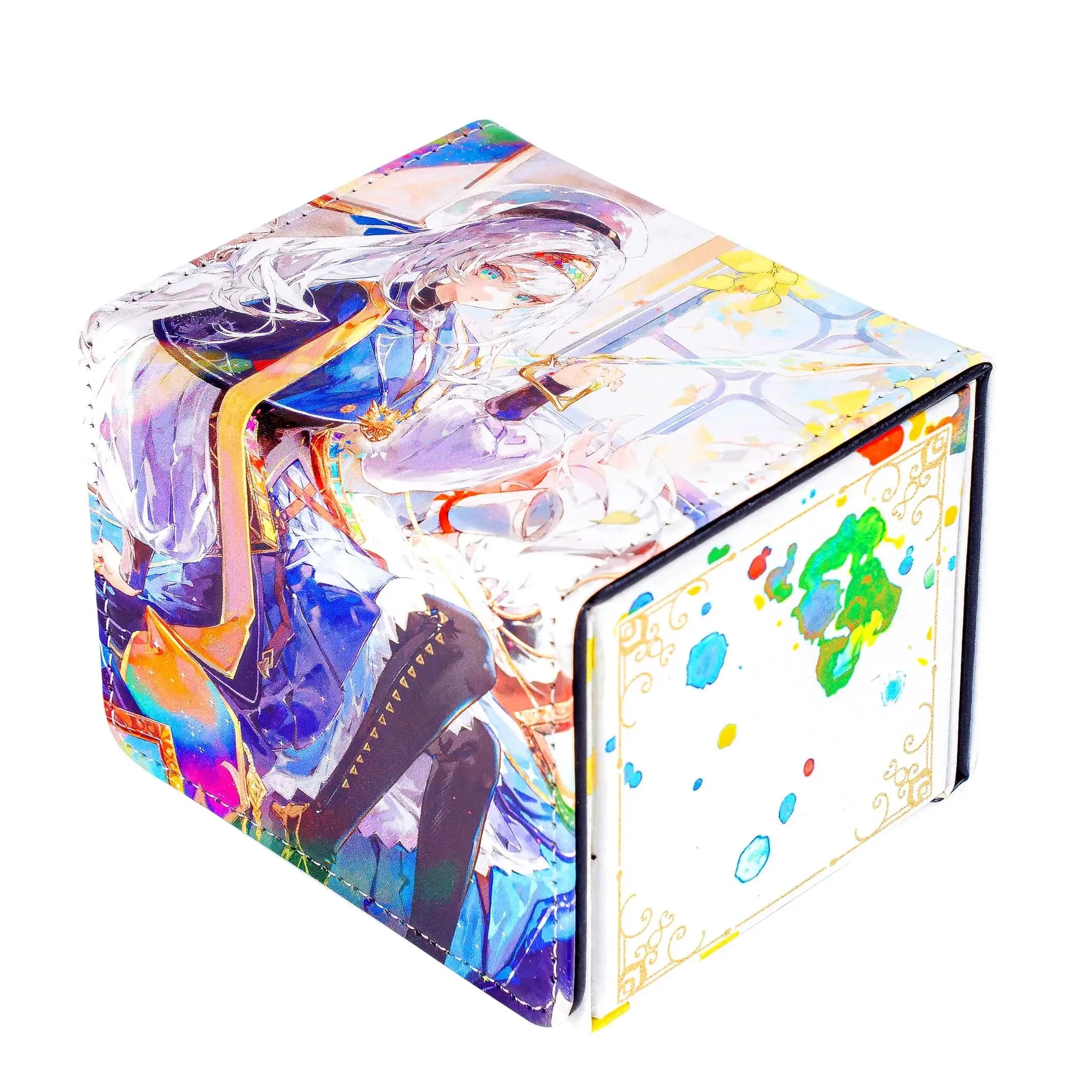 Yugioh Artmegia Finemelt Deck Box Yu-Gi-Oh! TCG OCG PTCG Trading Cards Pu Leather Storage Box 100+