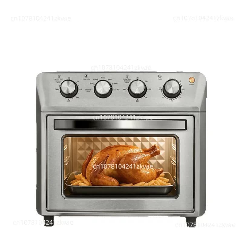 25L Household Air Fryer and Roasting Oven,Stainless Steel Multi-Purpose Electric Fryer