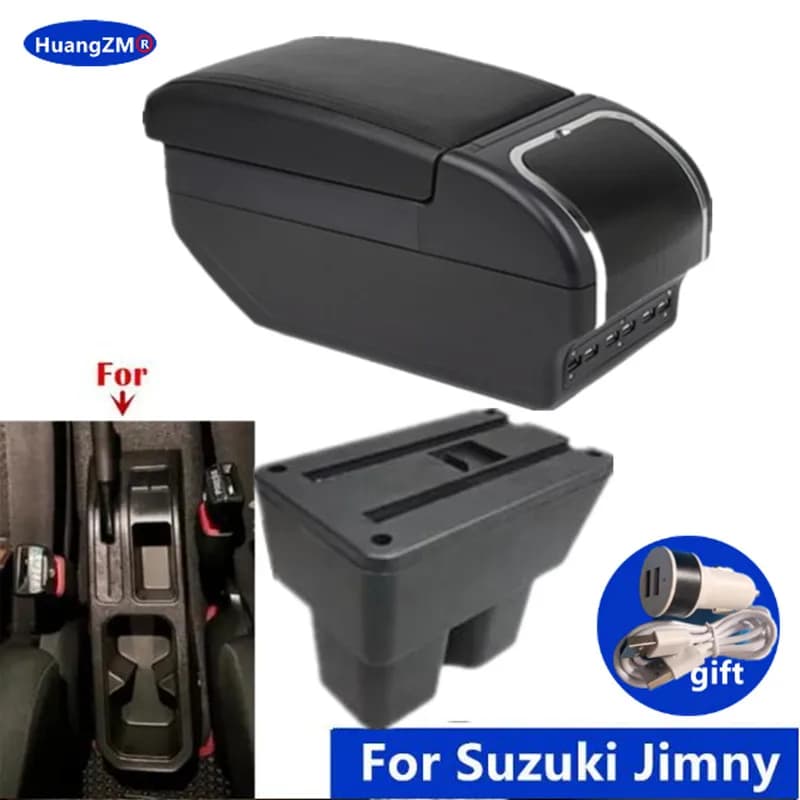 For Suzuki Jimny Armrest Box For Suzuki Jimny JB74 JB64W Car Armrest 2019-2025 Storage Box Dedicated Retrofit Car Accessories