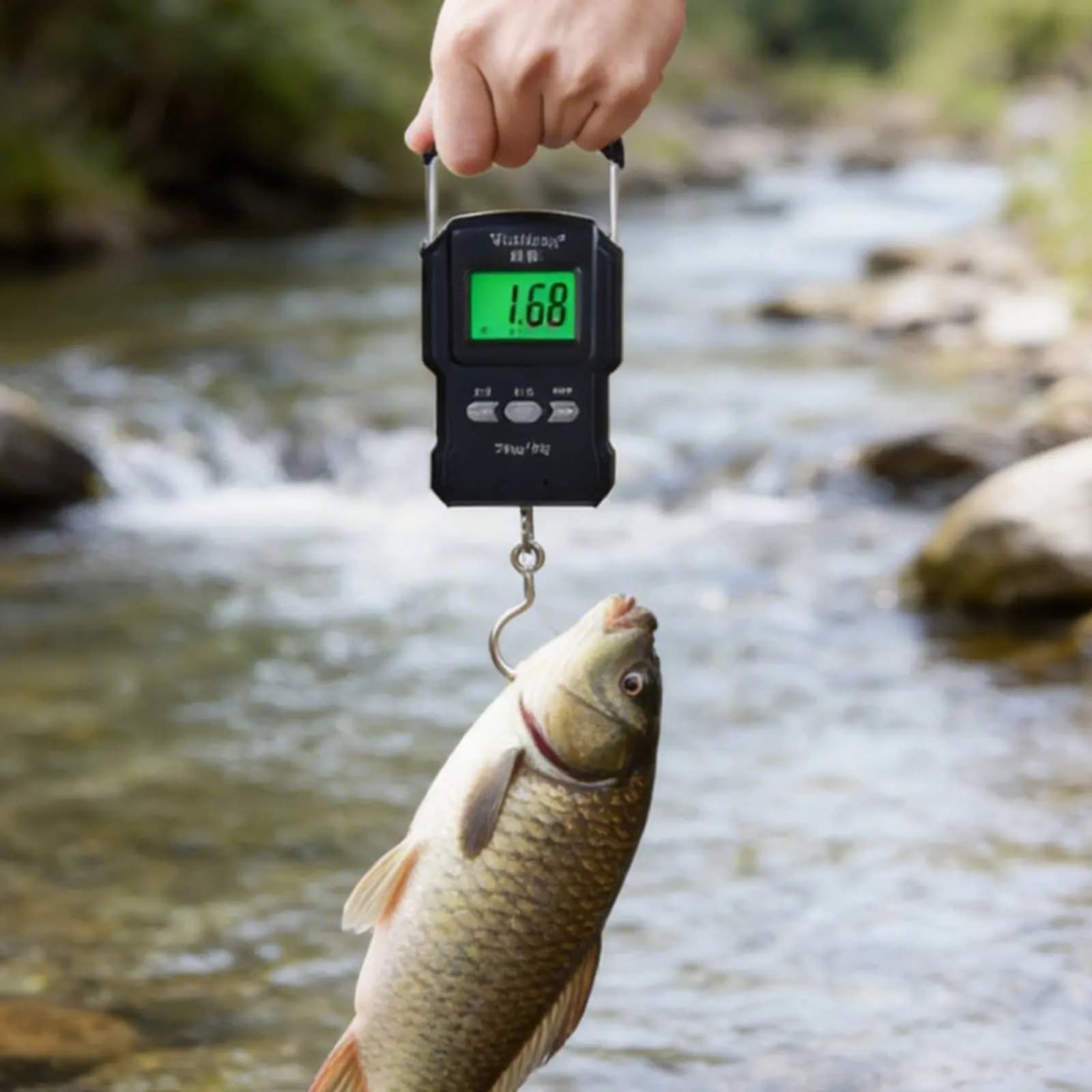 USB Rechargeable Luggage Scale 75 Kg Capacity Digital Luggage Scale Travel Gear Auto Shutoff Data Hold for Fishermen, Shipping