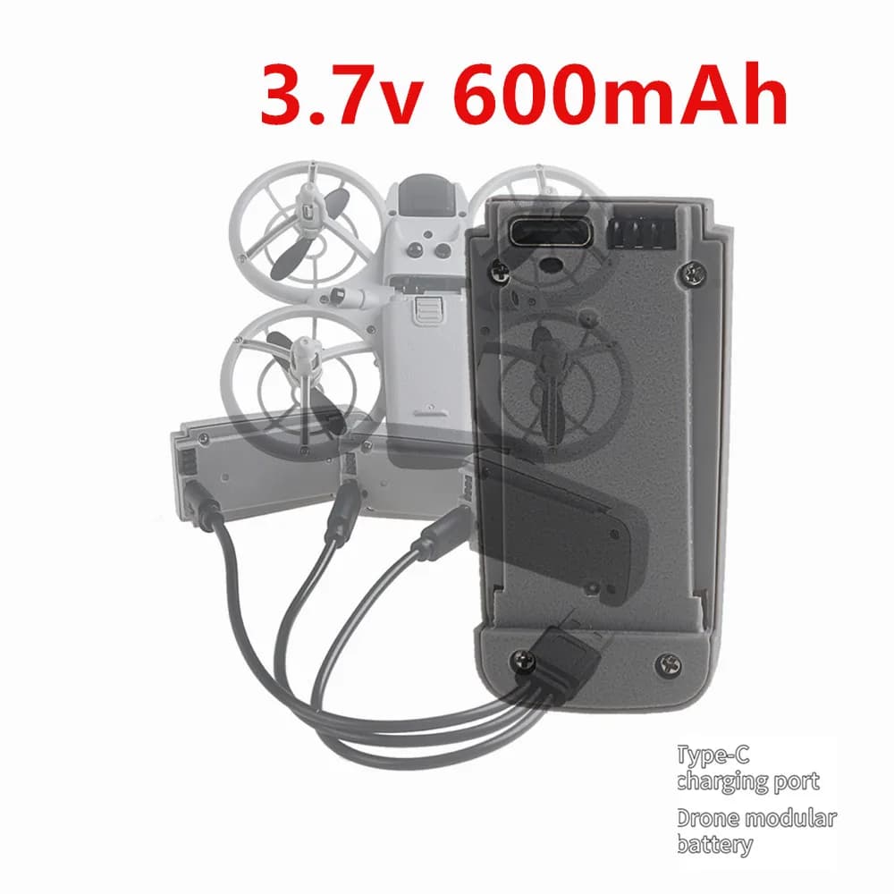 802540 3.7V 600mAh Lipo Battery for 4D-V53 Remote Control Aircraft Battery Accessories with Charger Set