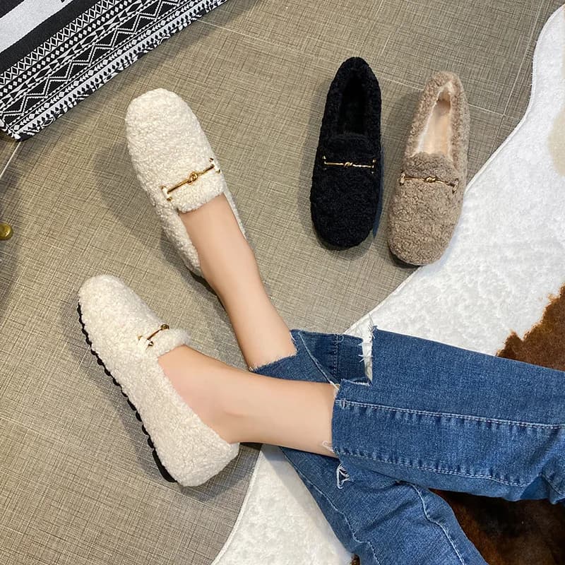 Women's 2025 Cotton Slippers New Flat Bots For Home Use Slippers Women's torque Sle Autumn Winter