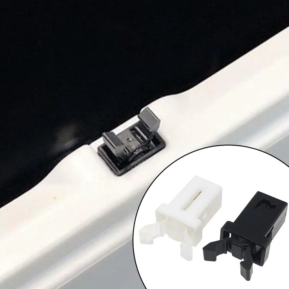 Self-Locking Switch Clip For Trash Can Lid Closure Used In Touch Lid Bins Car Glasses Cases And Small Appliance Cabinet Latches