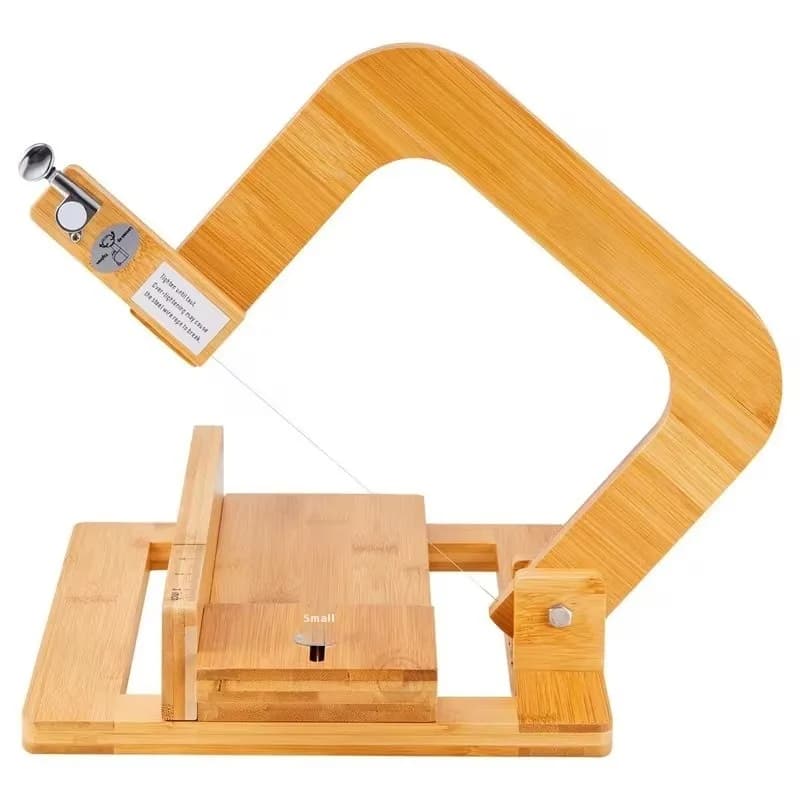Hand-made soap cutter Wood cheese cutter Adjustable home cutter