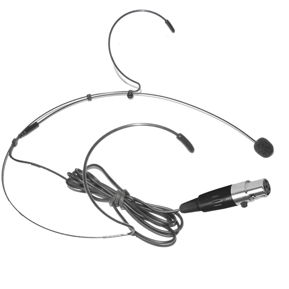 Mini 4Pin XLR TA4F TQG microfono facciale per Shure SLX ULX QLX BLX UTX PGX auricolare Wireless sistema Lavalier Belt Pack