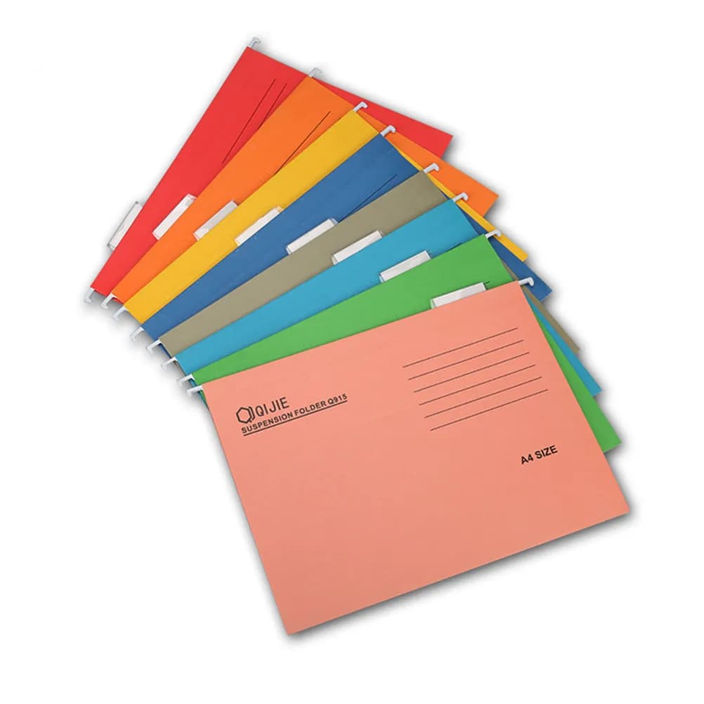 8 cartelle portadocumenti colorate e brillanti per l'organizzazione di documenti A4, archivio domestico, ufficio, documenti finanziari
