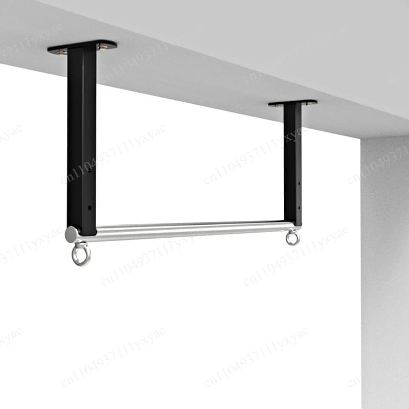Barra orizzontale fissa in acciaio inox per trazioni, attrezzatura fitness.