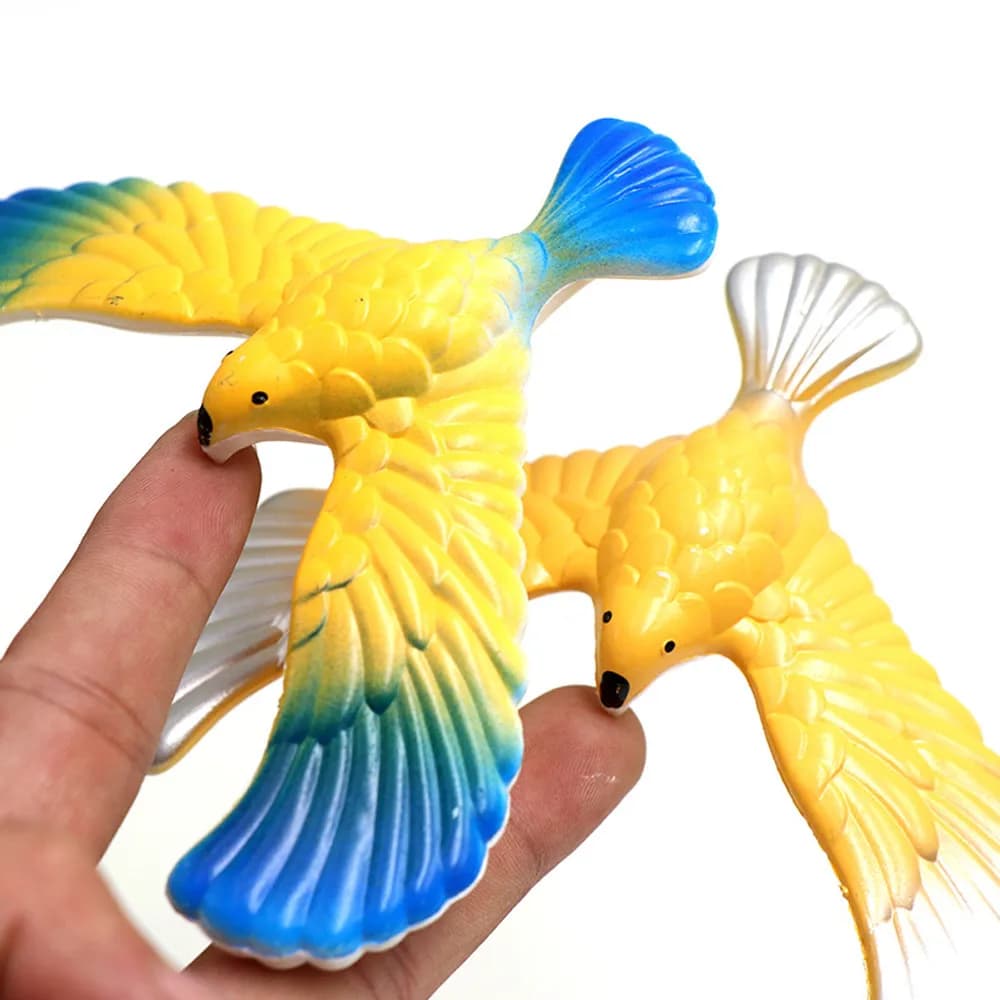 1/2/3/5PCS Incredibile Plastica Bilanciamento Aquila Uccello Bambini Giocattoli Educativi Per Bambini Giocattoli Divertimento Anti Stress Dito Bilanciamento Giocattolo Dell'uccello