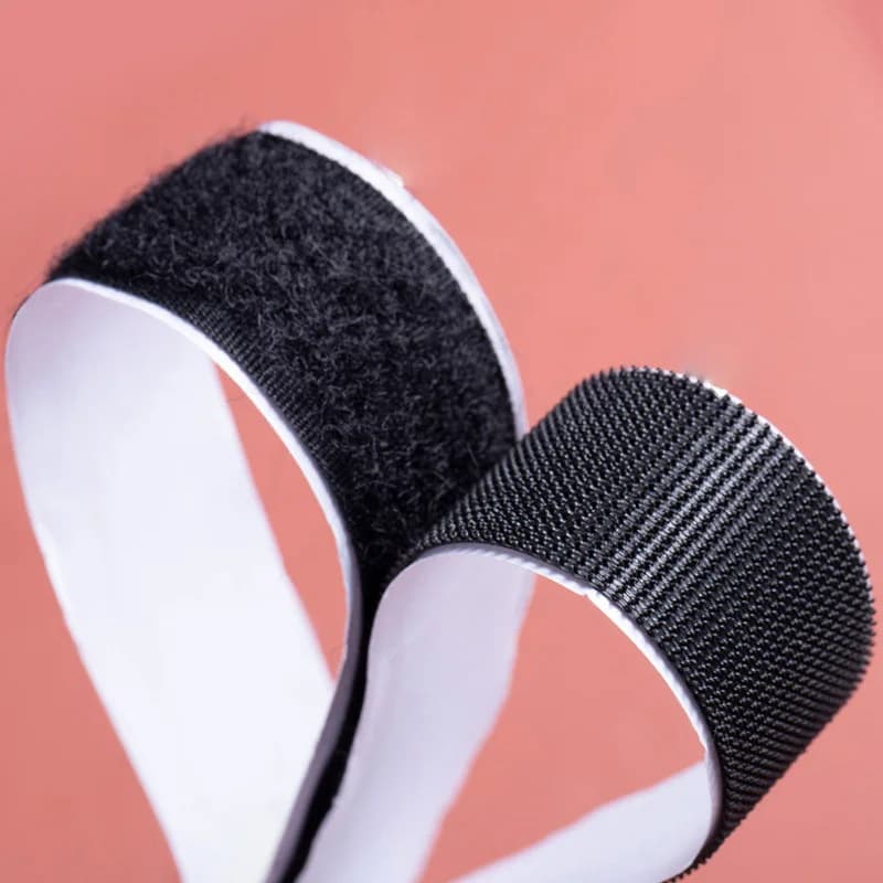 3cm 1-25M Self Adhesive Hook and Loop Tape Heavy Duty Sticky Back Nylon Gripping Fastener Strip for DIY Craft Home Office Cable