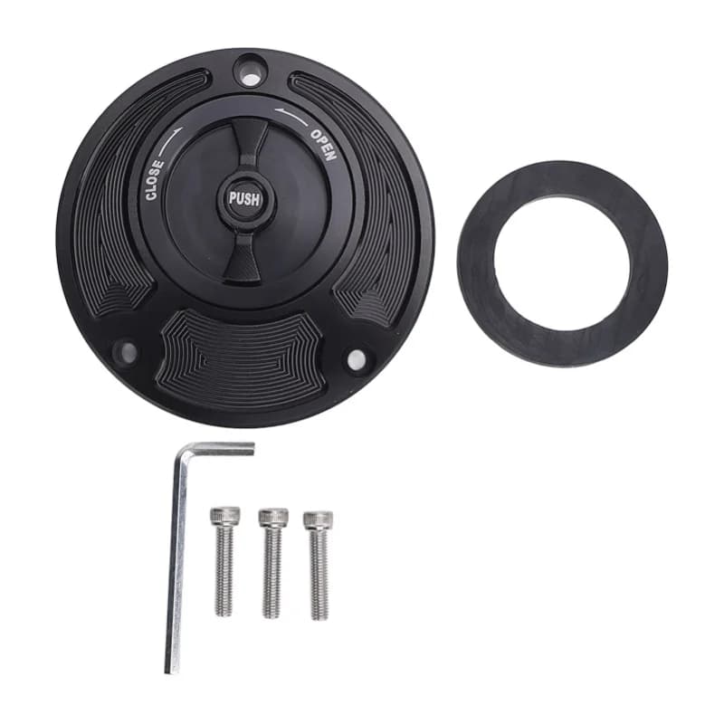 Coperchio del tappo del serbatoio del carburante per moto, in lega di alluminio, a prova di perdite, con ottima tenuta, ricambio per R6 R6S R1 R1S FZ1 FZ6 FZ6R