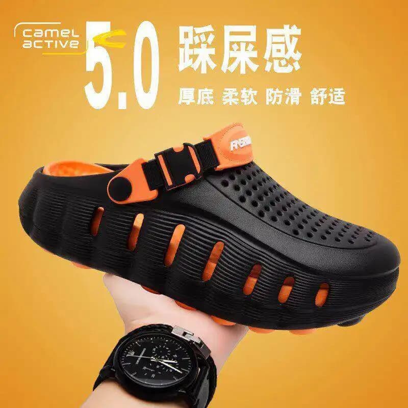 Scarpe estive da uomo antiscivolo, impermeabili, con suola spessa, ciabatte fresche e comode, scarpe sportive da spiaggia da uomo