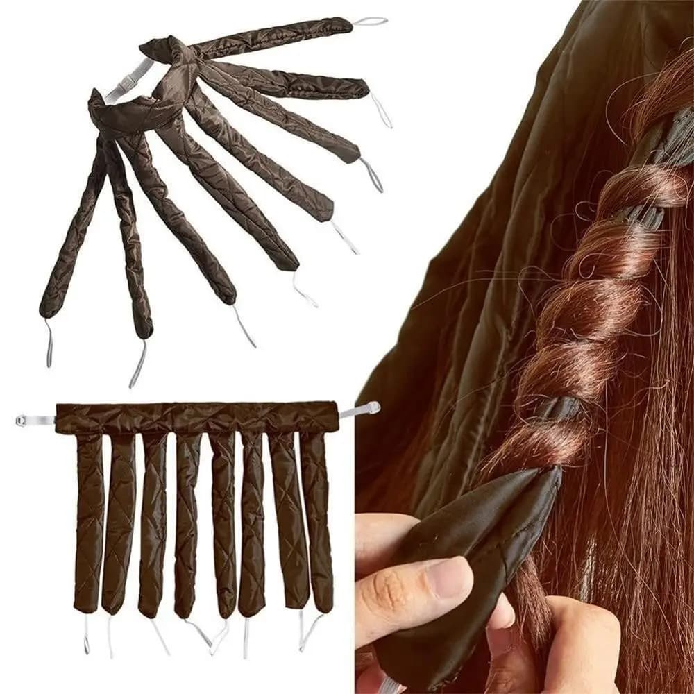 Fashion without heat lazy hair curler DIY soft wave curling stick octopus ribbon silk tools for styling lazy hair
