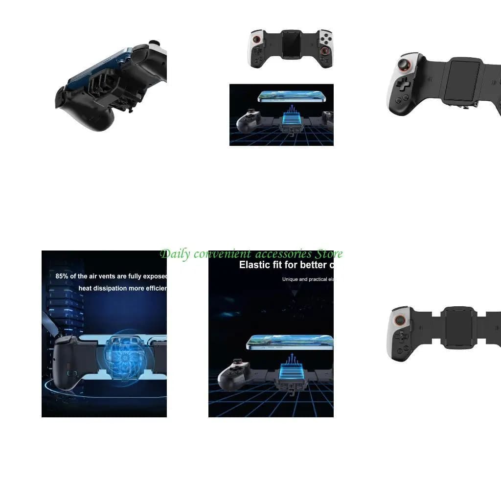 97QB 1PC JK02 Controller gioco estensibili wireless Joystick Pad con radiatori a semiconduttore per joystick Gamepad del