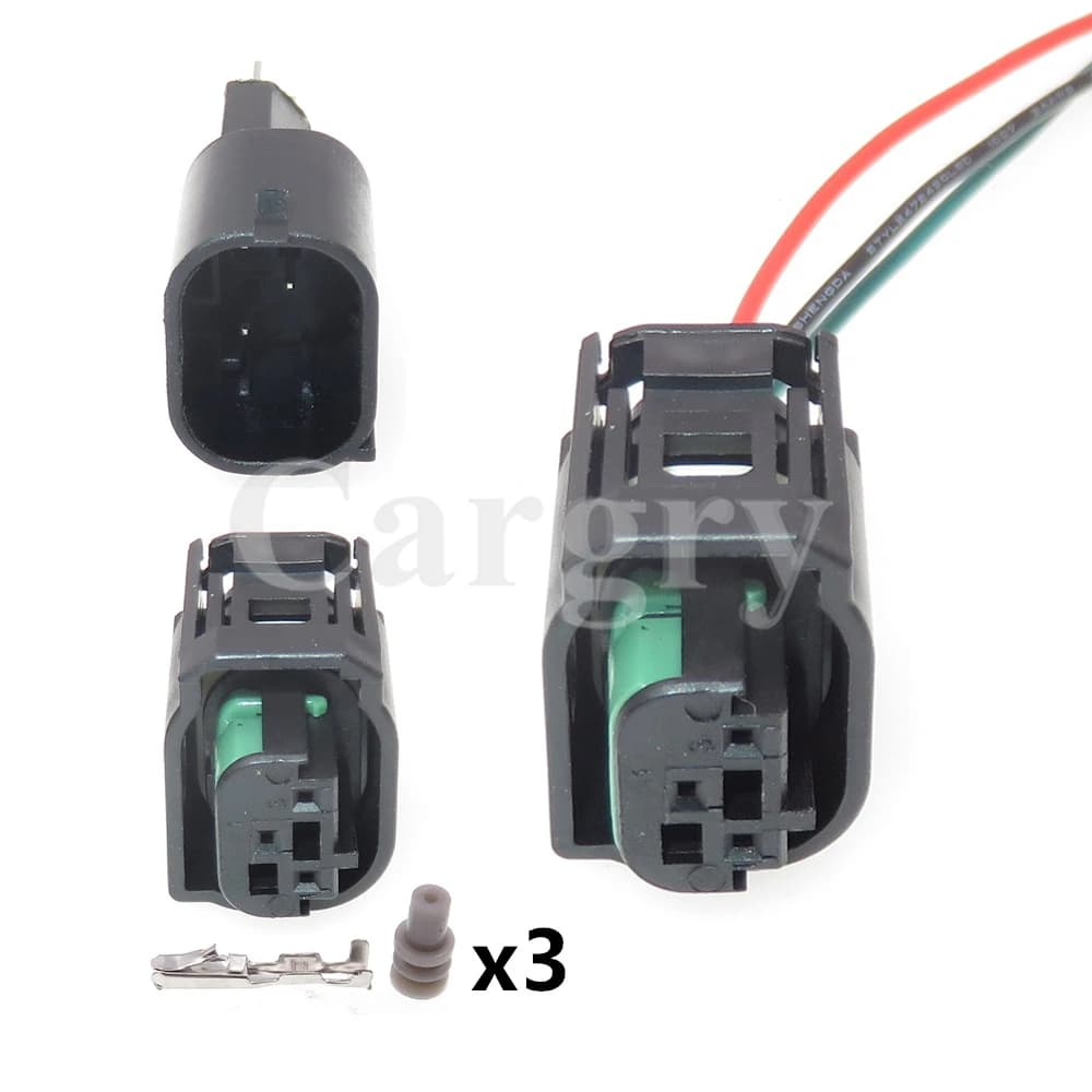 1 Set 3P 968402-1 1-967642-1 connettore filo Automobile presa terminale cablaggio sensore pressione aria condizionata auto