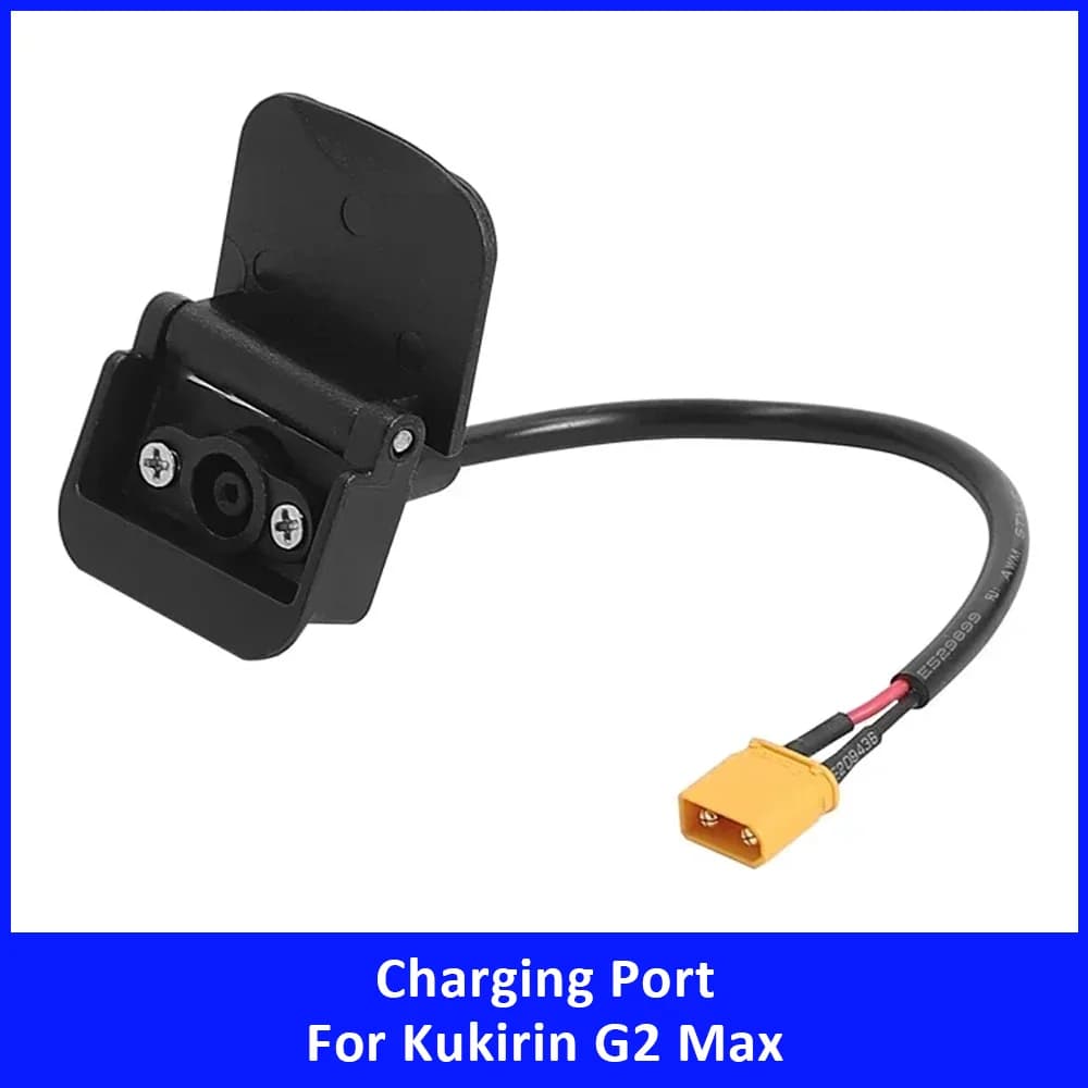 Connettore Porta di Ricarica per Monopattino Elettrico Kugoo Kukirin G2 Max, Componente Interfaccia di Ricarica, Ricambio Accessorio