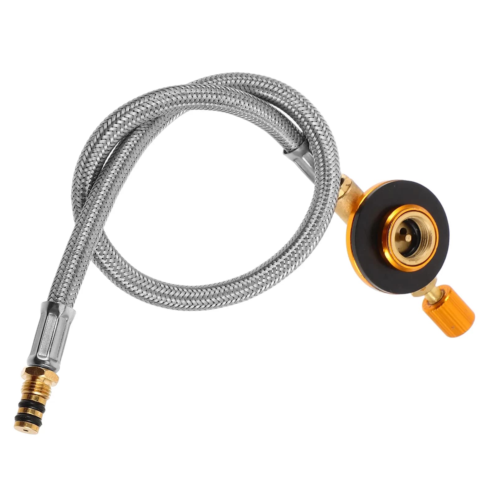 Outdoor Gas Stove Propane Hose Adapter Extension Hose 35Cm Quick Connect Gas Tank Line Camping Grill Rv Cooker
