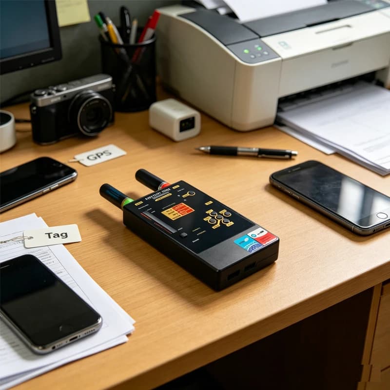 Rilevatore di Segnali RF PROTECT 1206S Aggiornato, Doppia Antenna per Segnali GSM, Bluetooth, Wi-Fi, Anti-Spionaggio, Rilevatore di Telecamere Nascoste