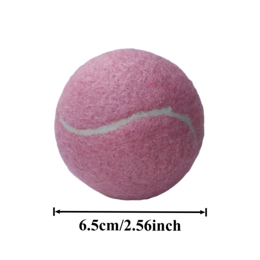 1/3Pcs Pink tennis female college students beginners professional training amateur practice high elasticity ball