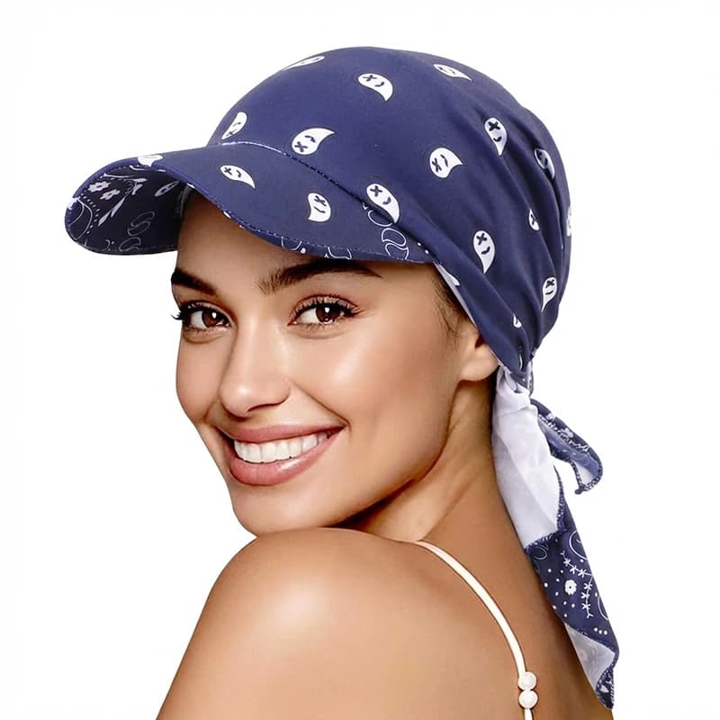 Nuovo Cappello con Visiera Pre-Annodato per Donne Musulmane, Turbante, Cappellino da Baseball, Hijab, Fascia per la Testa, Cappello da Sole per Esterni