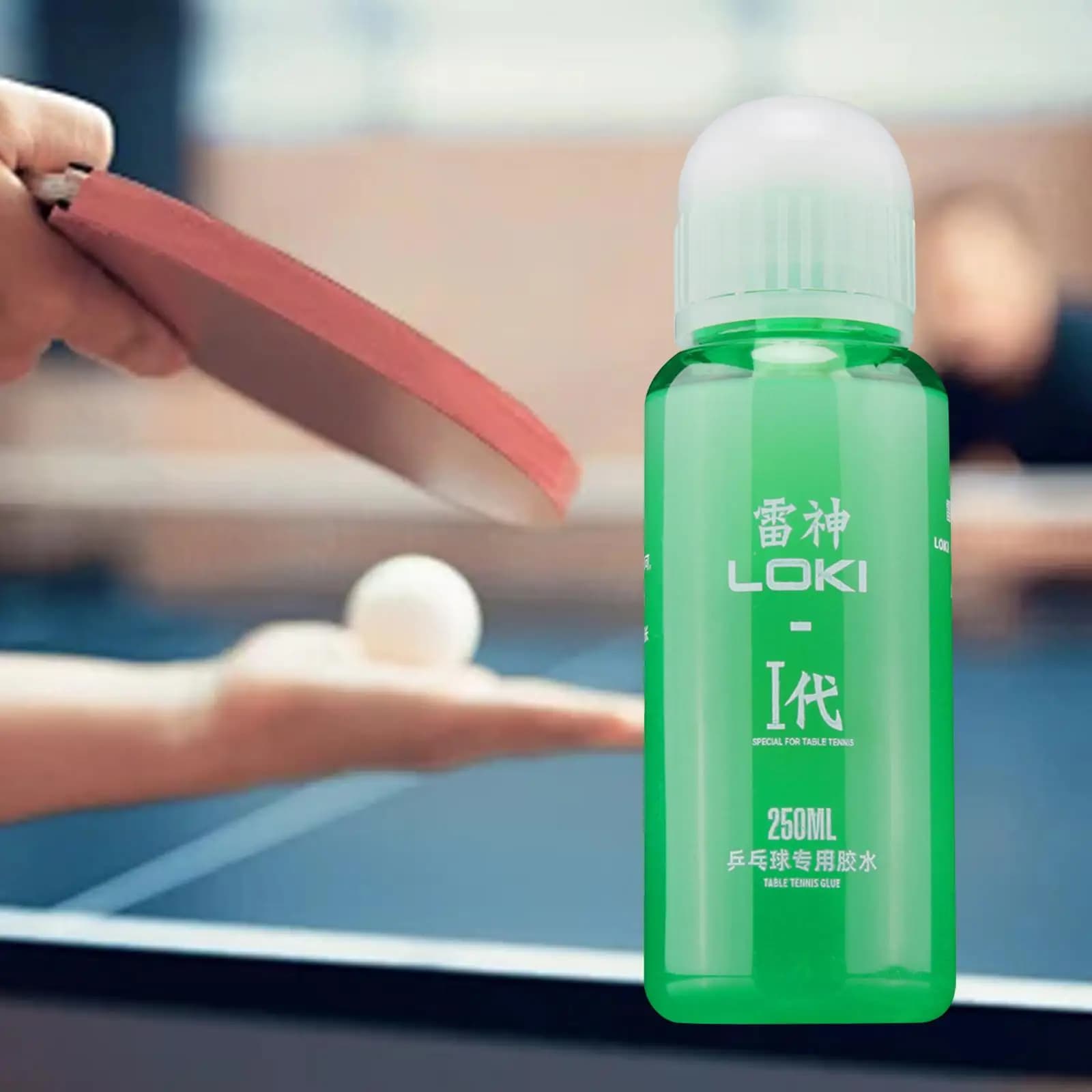 Liquid ping pong glue with 250M brush for ping pong fai-da-te Bat Paddle