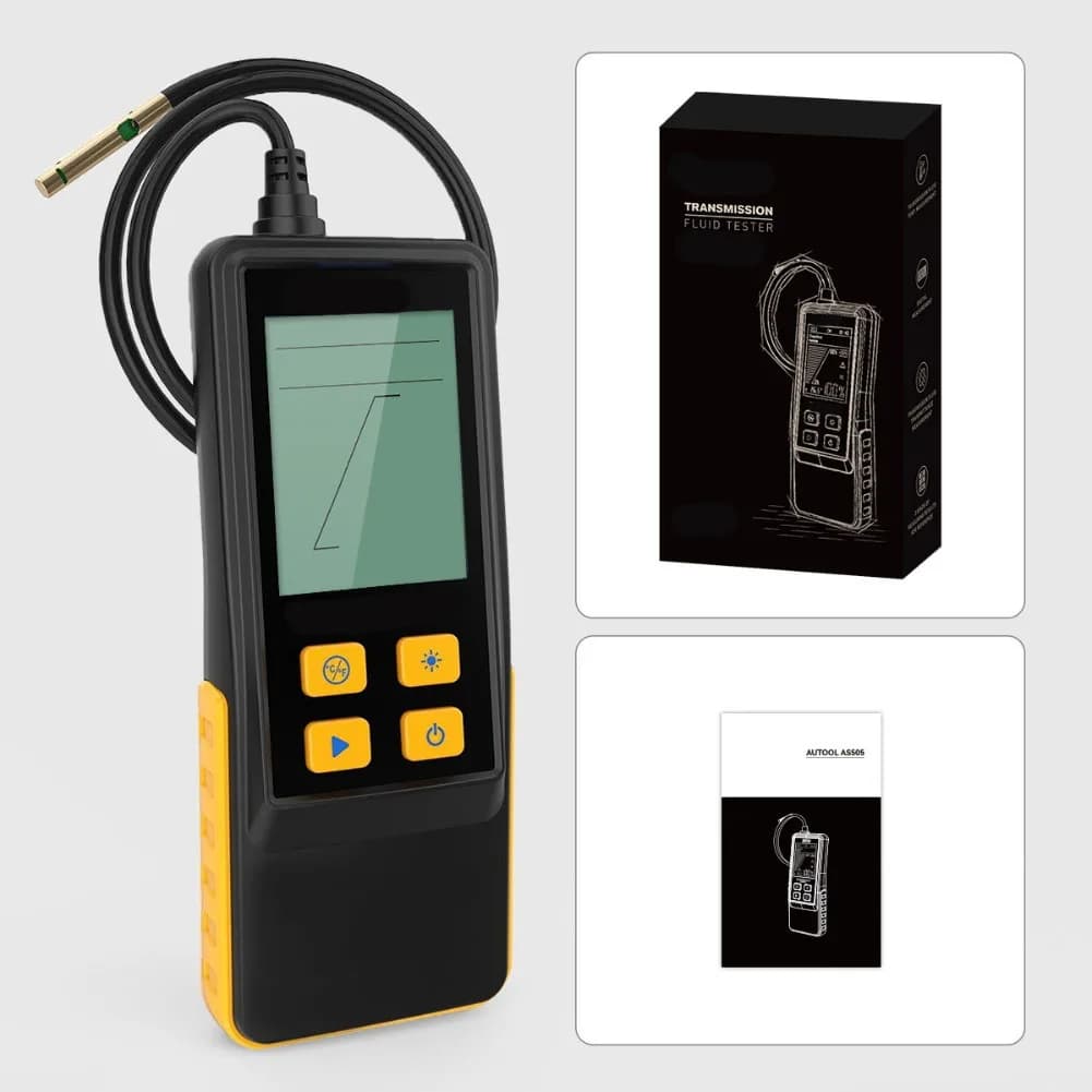 1Pc AS505 Digital Brake Tester With Boost Moisture Detection For Automotive Transmission Oil Analysis Diagnostic Tool