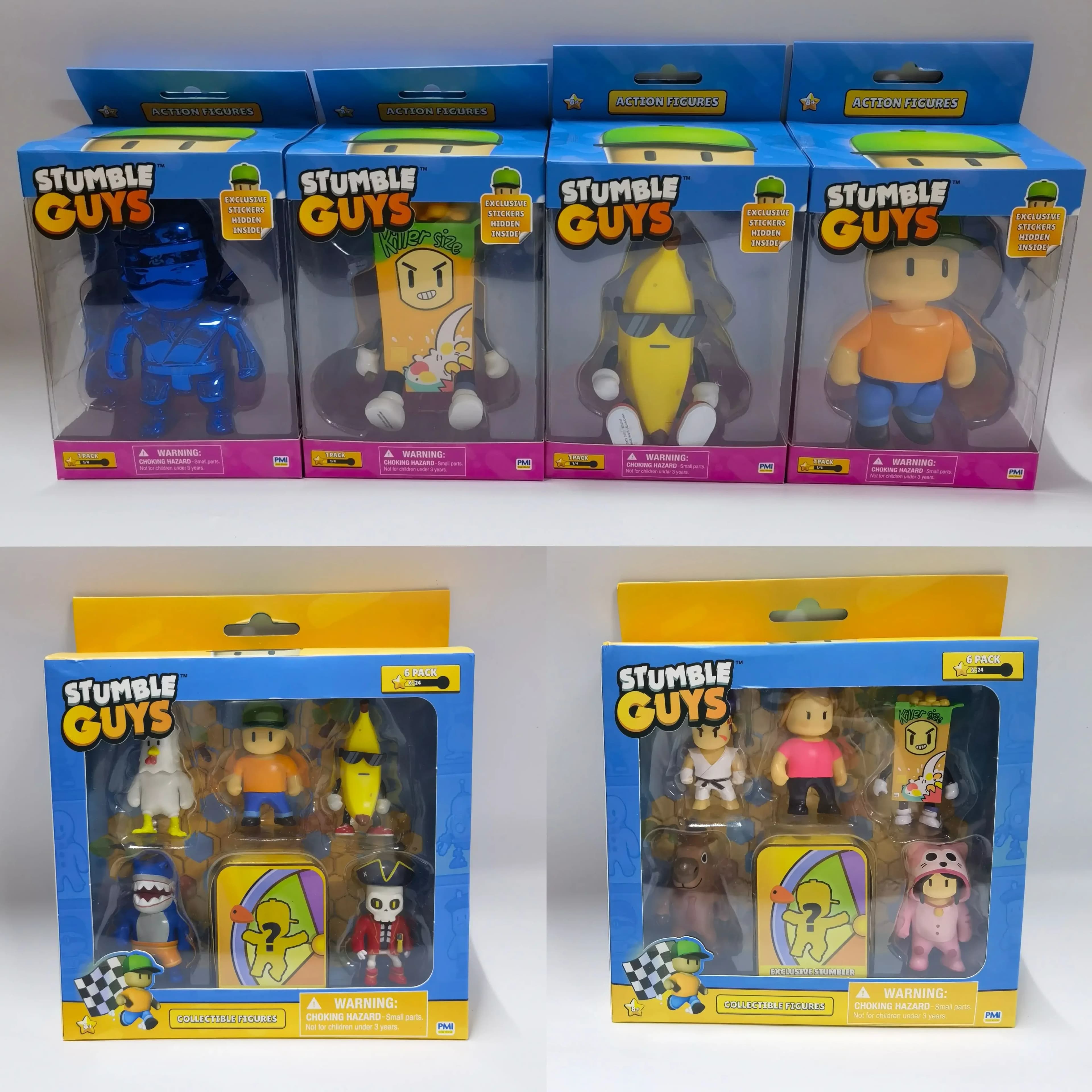Action Figure di Stumble Fall Guys, Giocattoli Personaggi del Gioco, Modelli in PVC, Bambole da Collezione Anime Kawaii, Regali per Bambini