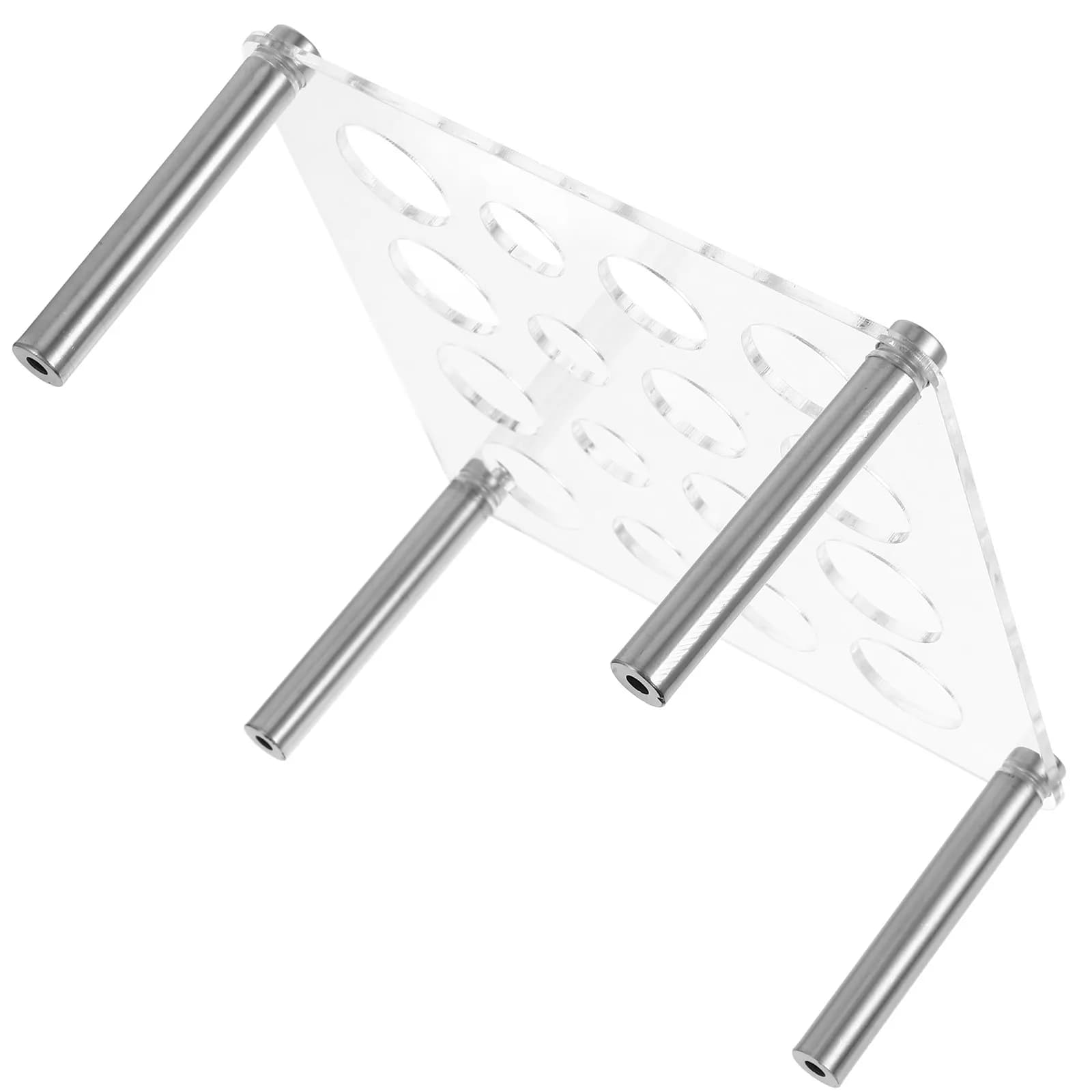Supporto per Pezzi degli Scacchi in Acrilico 28mm 25mm 20mm, Organizzatore Stabile per Set di Scacchi, Portaoggetti per Accessori in Resina Fai-da-Te