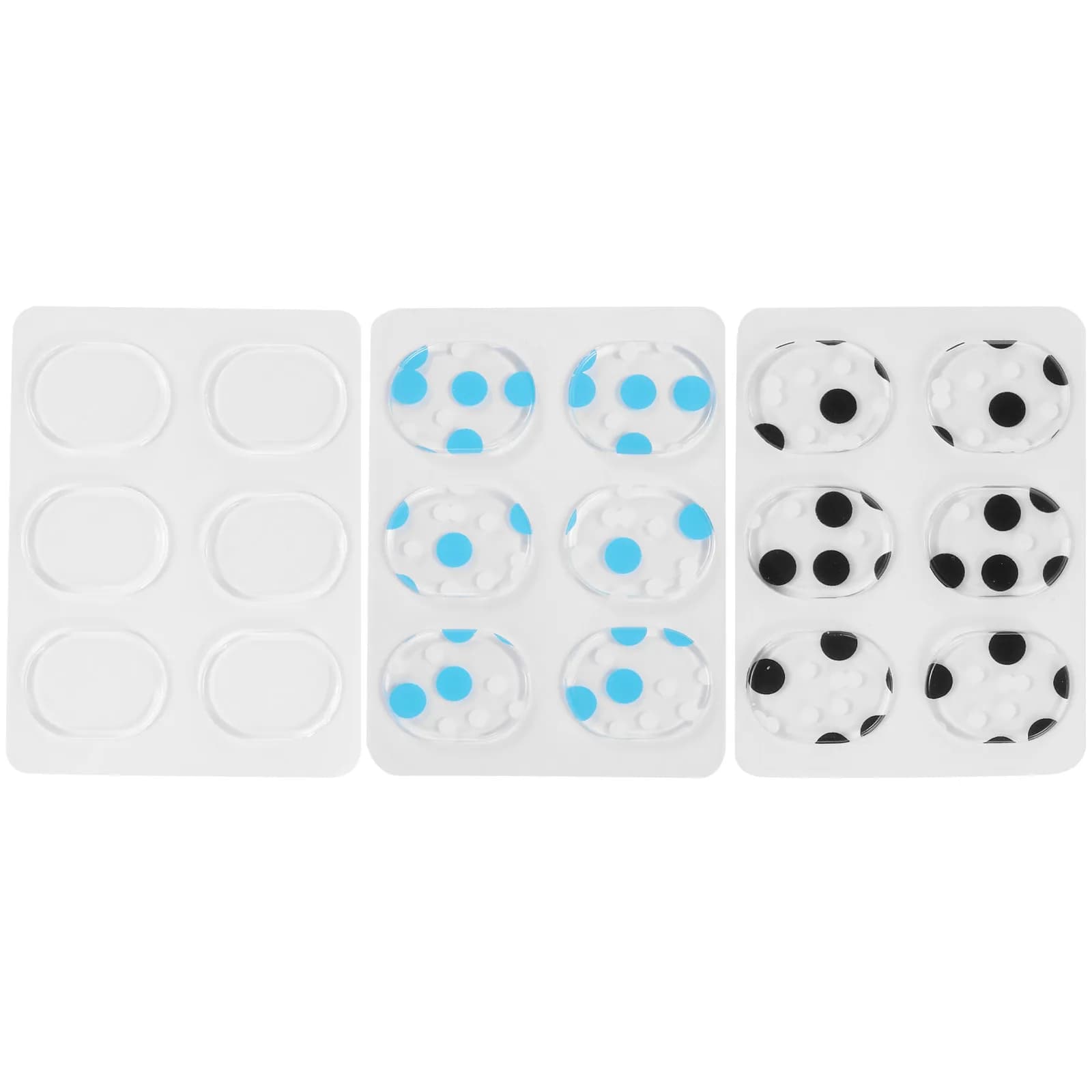 18 Pezzi Cuscinetti Fonoassorbenti in Silicone Autoadesivi per Tamburo, Rullante e Piatti, Facili da Pulire, per la Riduzione del Rumore, Pad in Gel Silenziosi