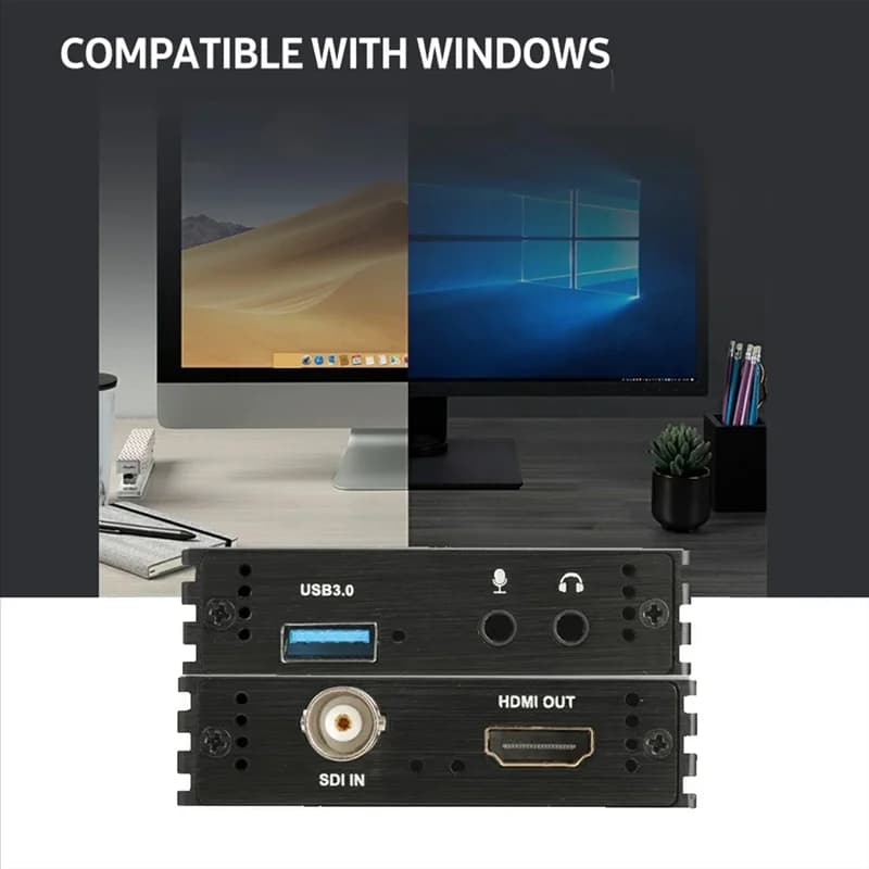 Scheda di acquisizione video USB3.0 3G-SDI HD 1080P 60HZ Scatola di acquisizione video Convertitore adattatore compatibile da SDI a