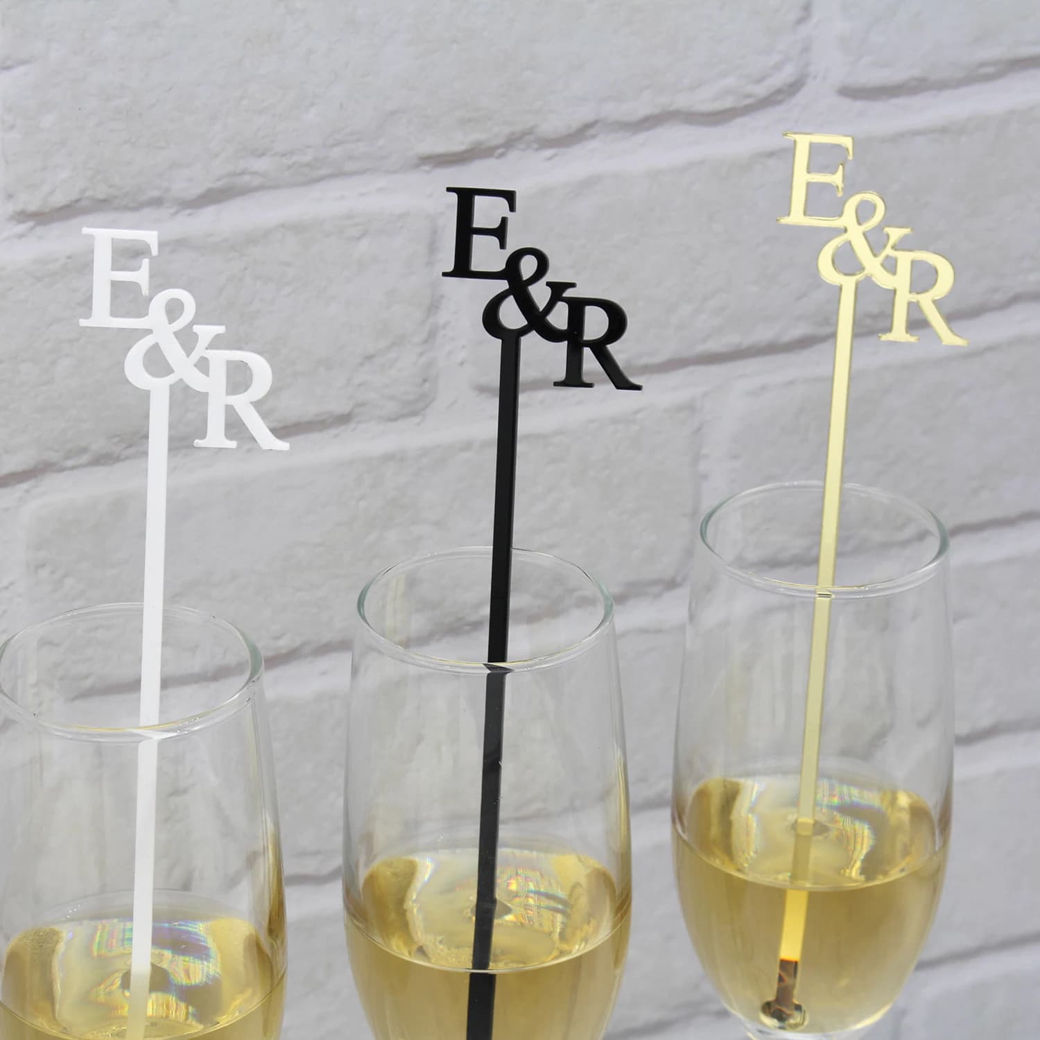 20/50/100Pcs Personalized Drink Stirrers Stick Swizzle Sticks Custom Name Initials Picks Card Wedding Decor Cocktail Party Gift