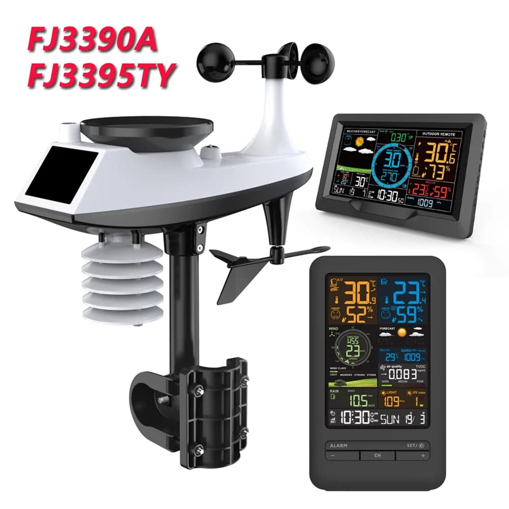 FJ3395TY /FJ3390A Sensor weather station External temperature Domestic weather stations Rain Wind speed Wind direction