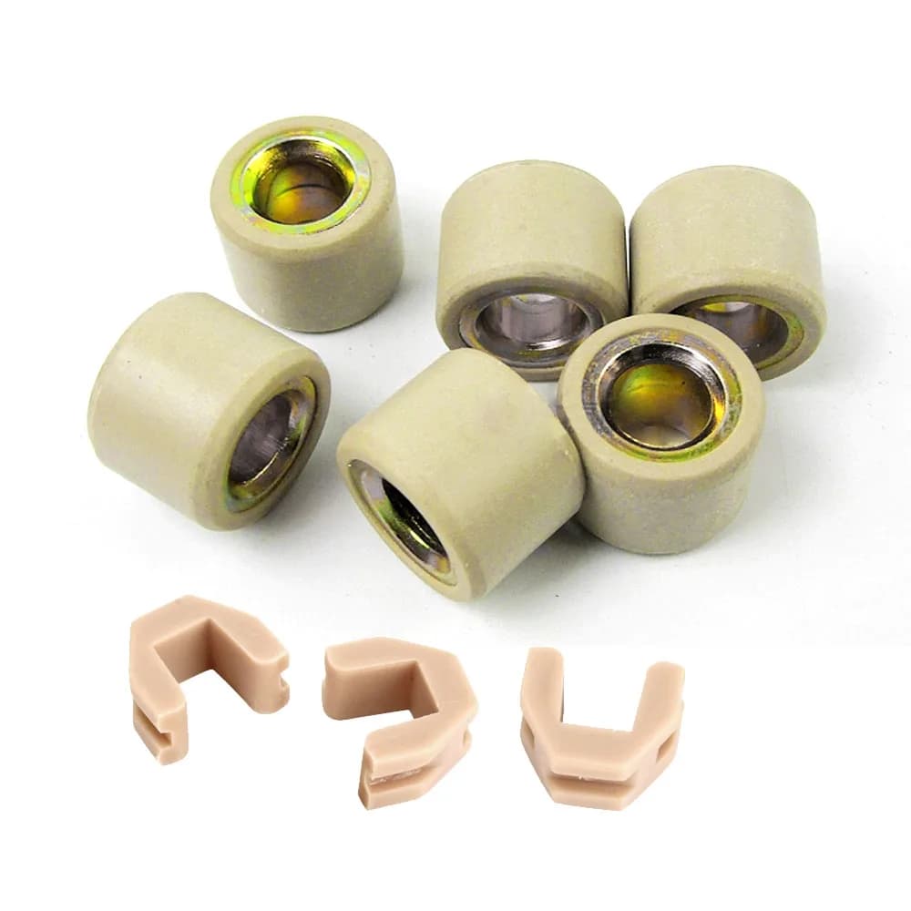 Pack of 6 pieces Variator roller weights 16X13 18x14 with variable sliders for motorcycle parts scooter 139QMB 50cc 125 150cc GY6